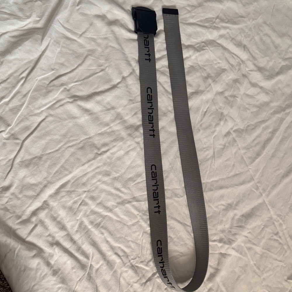 Carhartt Men's Belt in Gray with Black Buckle